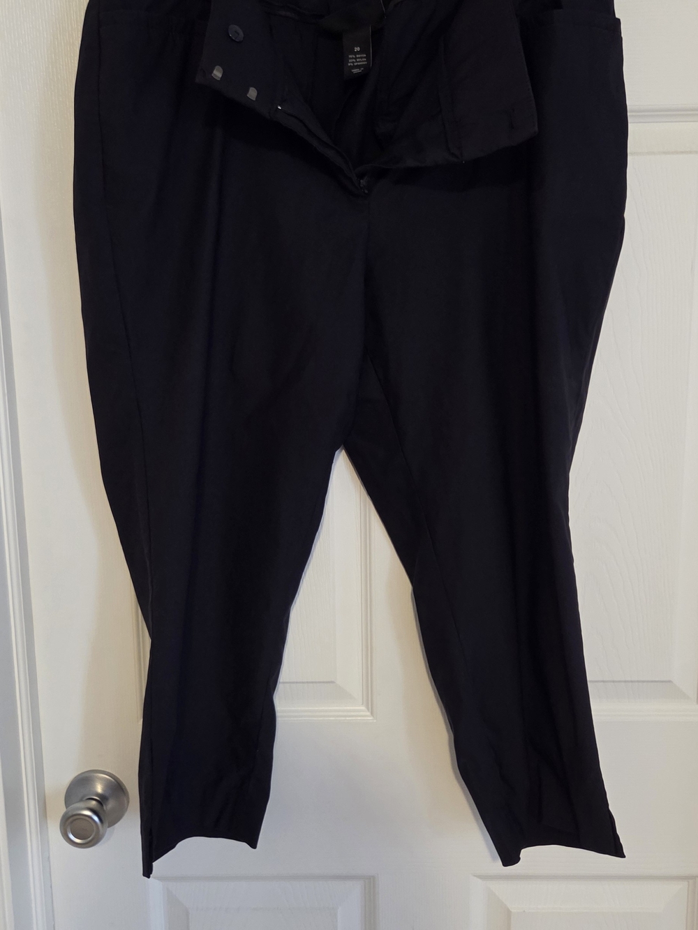 Lane Bryant Navy Capri Length Dress Pants